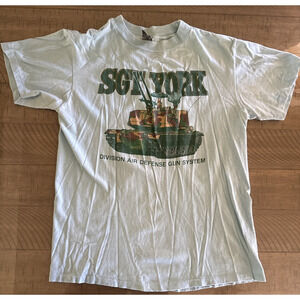 Vintage SGT York Division Air Defense Gun System T Shirt Size